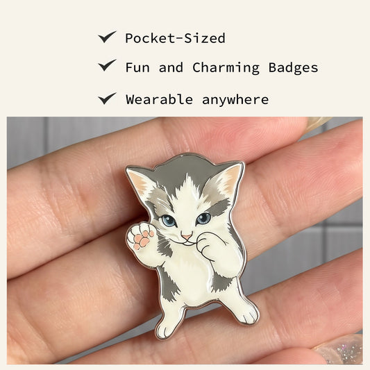 Scuba Dance Cat Enamel Pin