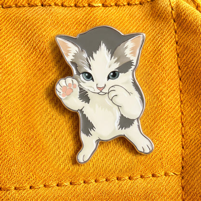 Scuba Dance Cat Enamel Pin