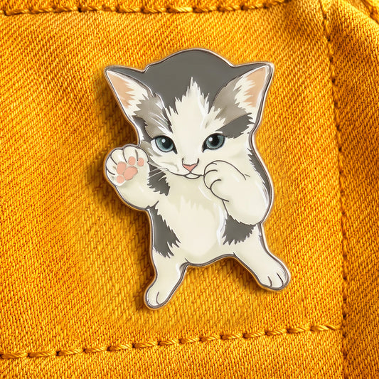 Scuba Dance Cat Enamel Pin