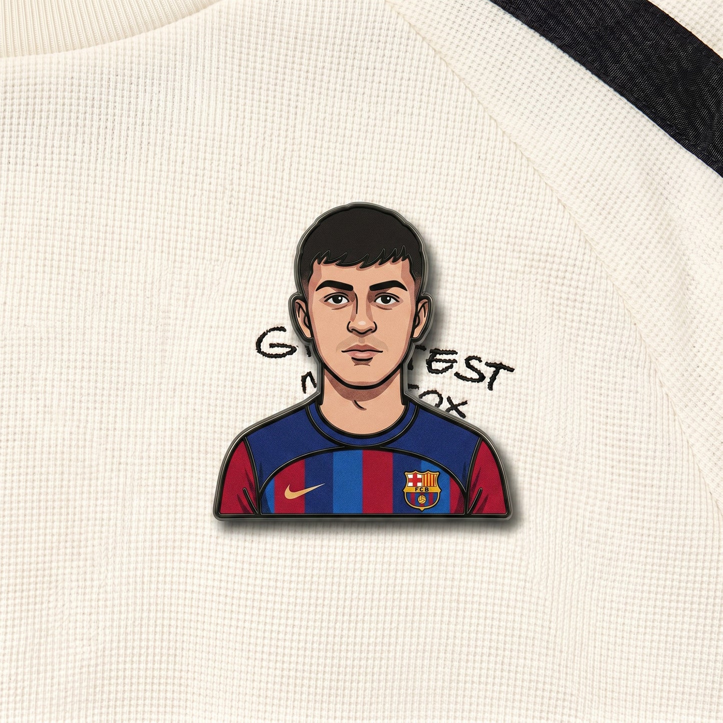 Pedri Football Genius Metal Enamel Pin Badge – Limited Edition