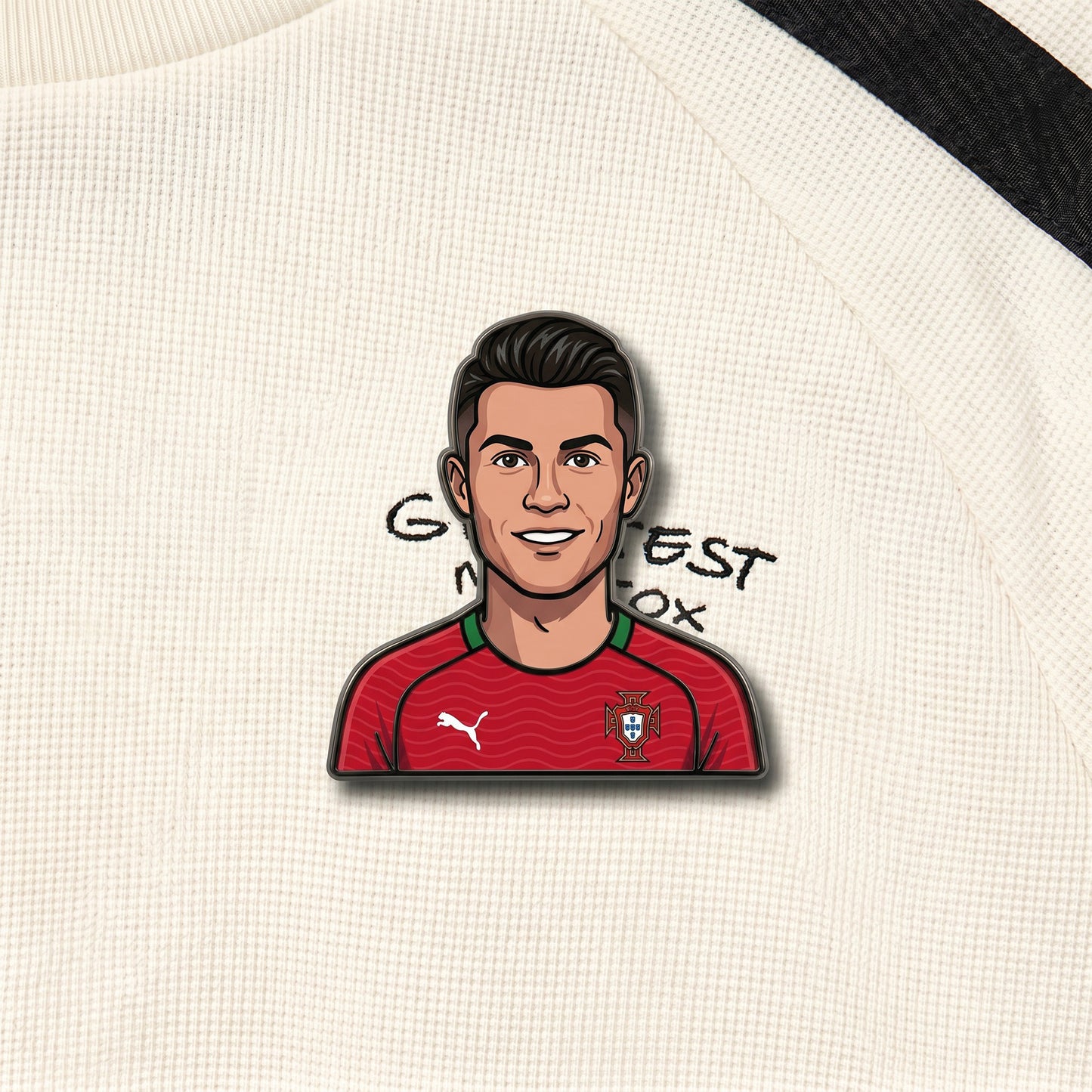 Cristiano Ronaldo CR7 Metal Enamel Pin Badge – Limited Collector Edition