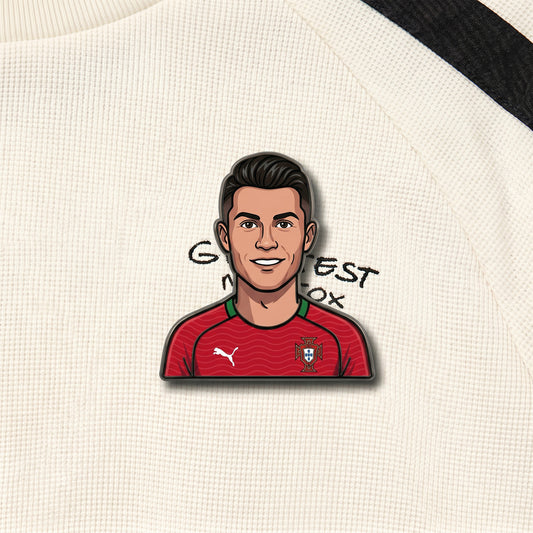 Cristiano Ronaldo CR7 Metal Enamel Pin Badge – Limited Collector Edition