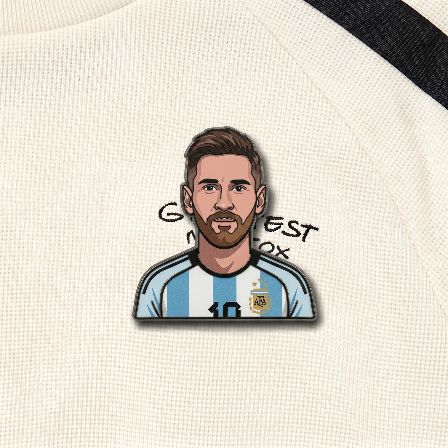 Lionel Messi Magic Metal Enamel Pin Badge – Limited Collector Edition
