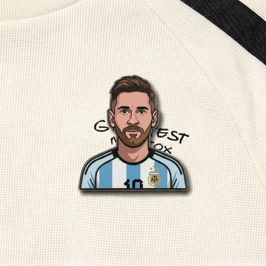 Lionel Messi Magic Metal Enamel Pin Badge – Limited Collector Edition