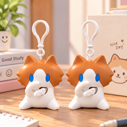 Hand-Waving Cat Figure – Pull-String & Manual Versions