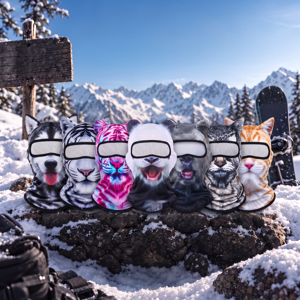 Funny Arctic Animal Masks