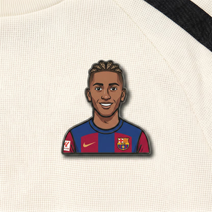 Raphinha Brazilian Passion Metal Enamel Pin Badge – Limited Edition