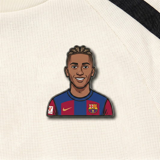 Raphinha Brazilian Passion Metal Enamel Pin Badge – Limited Edition