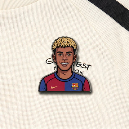 Lamine Yamal Future Legend Metal Enamel Pin Badge – Limited Edition