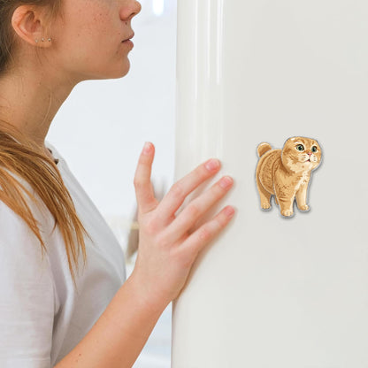 Shocked Cat Meme Magnetic Fridge Magnet