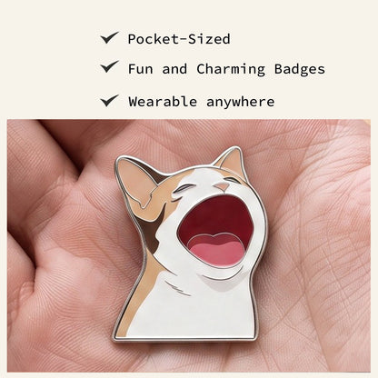 Popo Cat Meme Pin