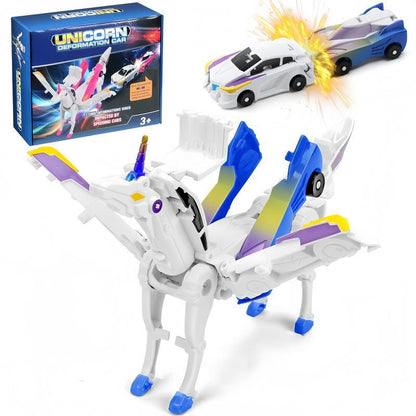 3-in-1 Transforming Robot Car Toy with Lights & Sounds – Mars Horse & Mars Deer
