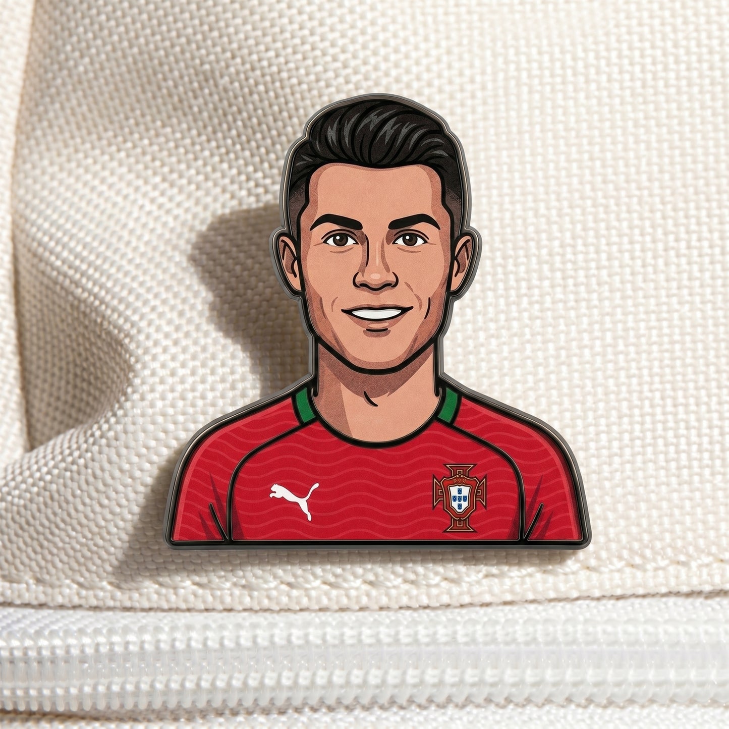 Cristiano Ronaldo CR7 Metal Enamel Pin Badge – Limited Collector Edition