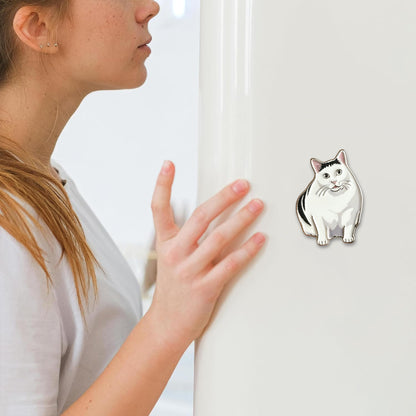 Confused Cat Meme Magnetic Fridge Magnet
