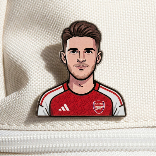 Declan Rice Midfield Warrior Metal Enamel Pin Badge – Limited Edition