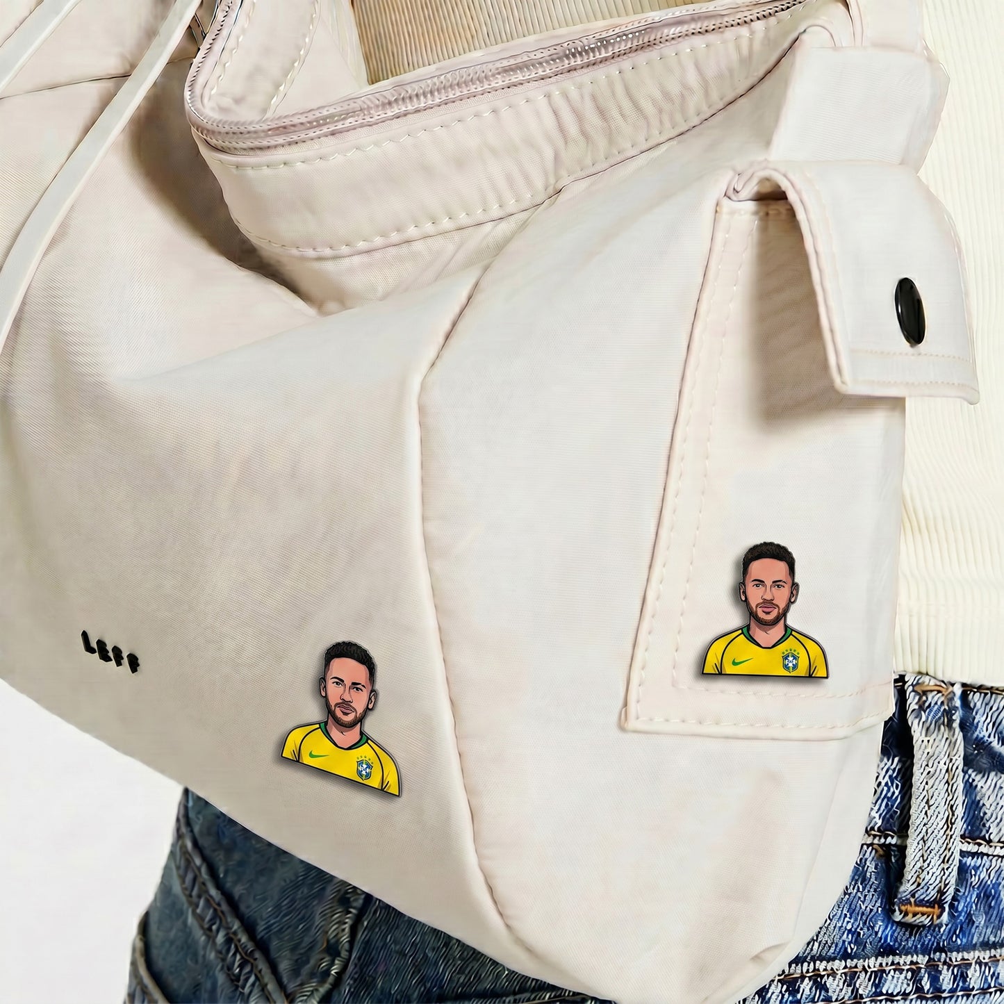 Neymar Jr. Brazilian Flair Metal Enamel Pin Badge – Limited Edition
