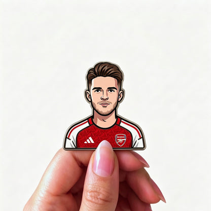Declan Rice Midfield Warrior Metal Enamel Pin Badge – Limited Edition