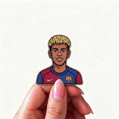 Lamine Yamal Future Legend Metal Enamel Pin Badge – Limited Edition