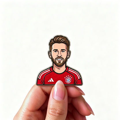 Harry Kane Goal Machine Metal Enamel Pin Badge – Limited Edition