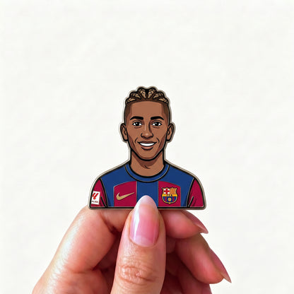 Raphinha Brazilian Passion Metal Enamel Pin Badge – Limited Edition