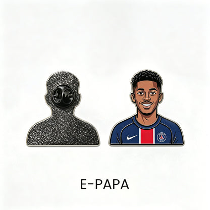 Ousmane Dembélé Speed Master Metal Enamel Pin Badge – Limited Edition