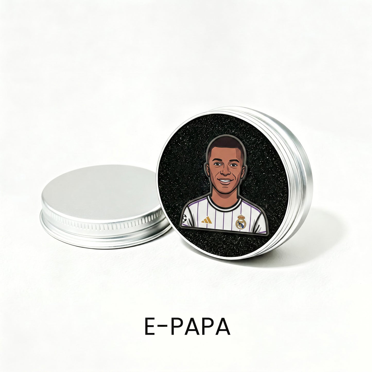 Kylian Mbappé Speed King Metal Enamel Pin Badge – Limited Edition