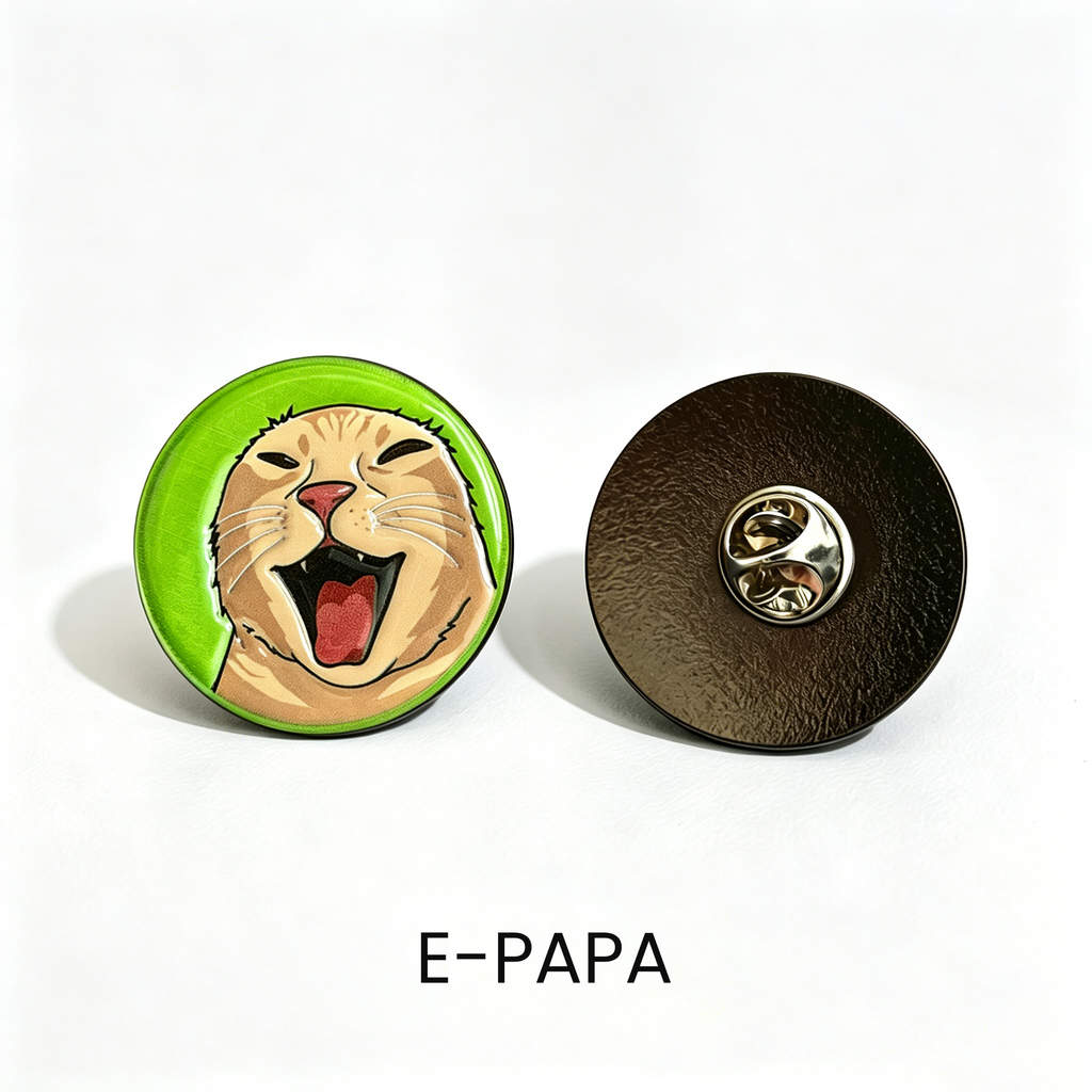 Funny Cat Badge