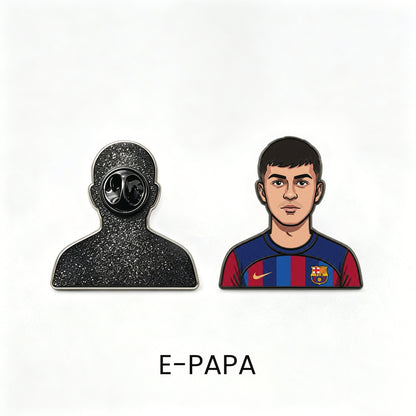 Pedri Football Genius Metal Enamel Pin Badge – Limited Edition
