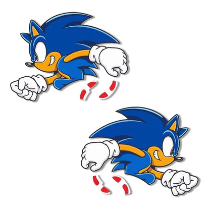SonicWheel Funny Hedgehog Car Sticker – Cute Vinyl Decal