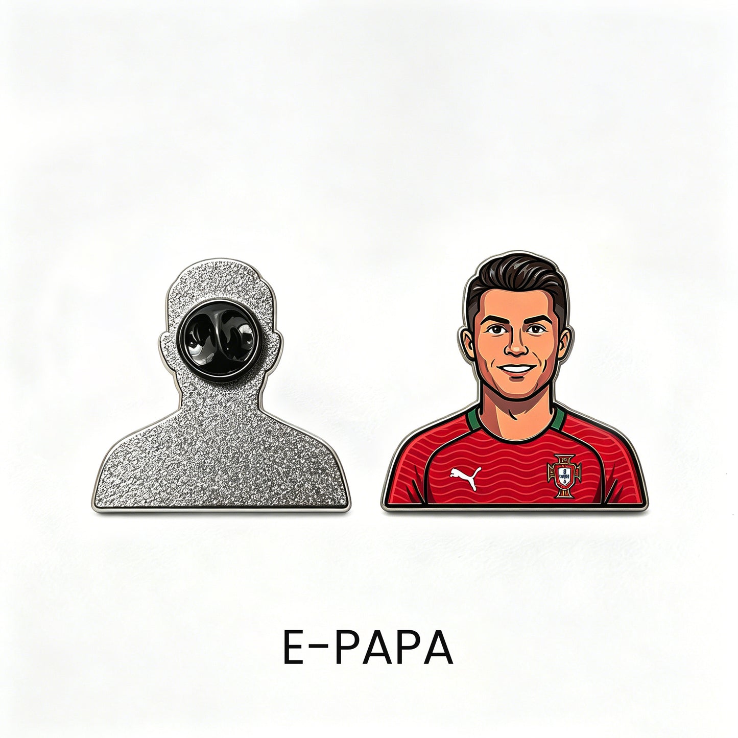 Cristiano Ronaldo CR7 Metal Enamel Pin Badge – Limited Collector Edition